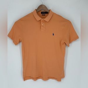 Polo Ralph Lauren Mens Sz L Polo Golf Shirt Short Sleeve Classic Fit Pony R8
